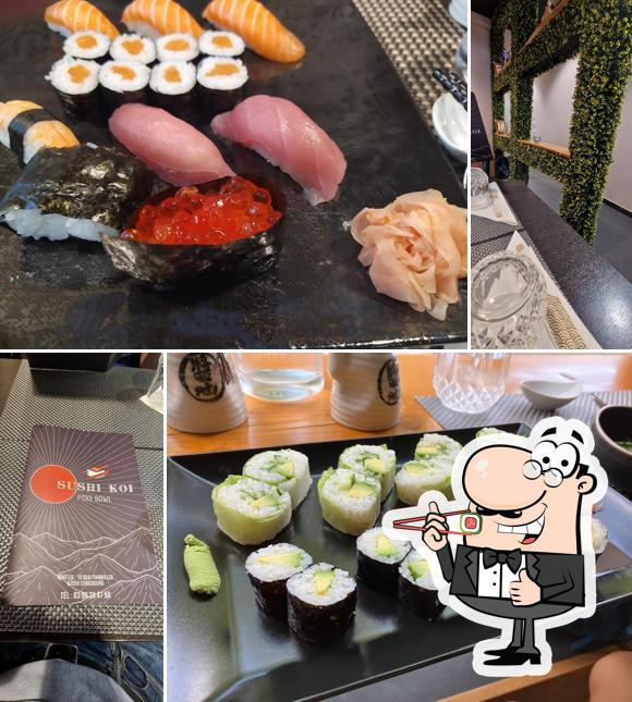 Les sushi sont servis à Sushi Koi Strasbourg