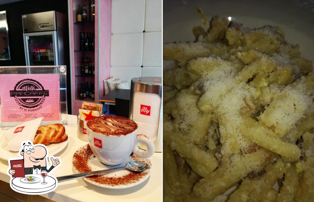 Cialde e maccheroni al formaggio al Pancaffe By Il Fornaio