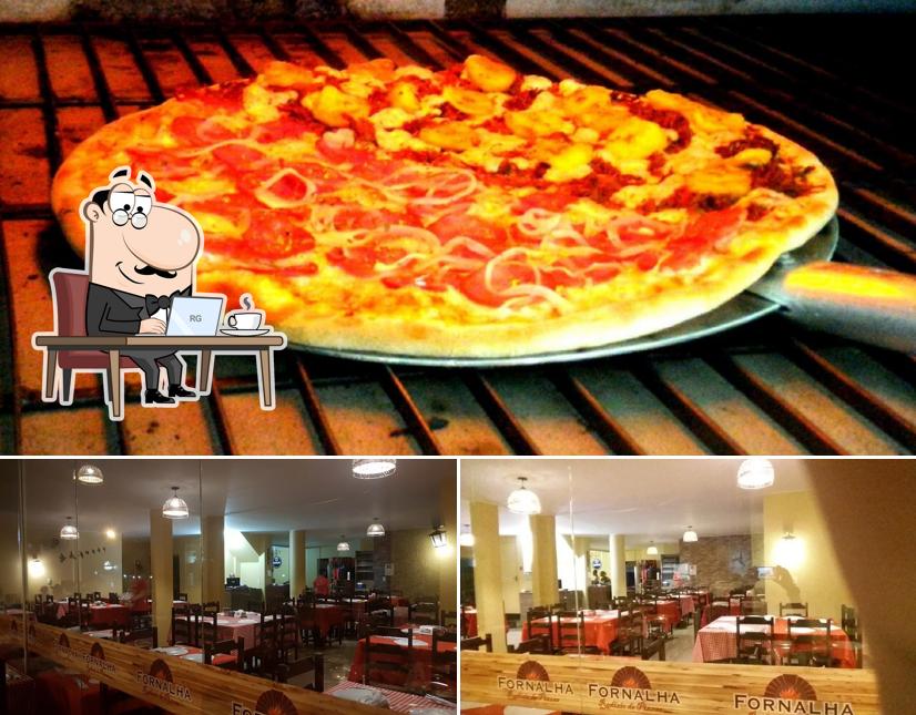 O Fornalha Rodízio de Pizzas se destaca pelo interior e pizza