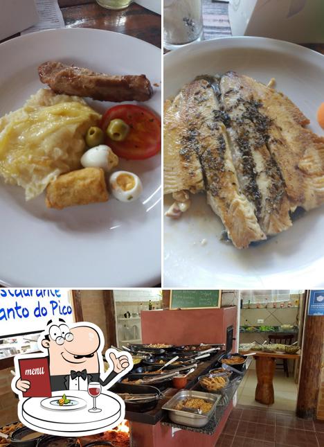 Comida em Restaurante Recanto do Pico