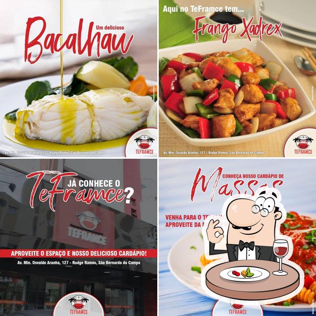Comida em Restaurante e Buffet Teframce