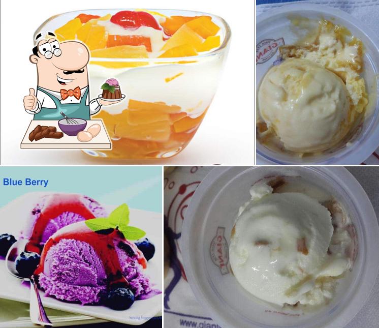 Don’t forget to order a dessert at Giani Ice Cream