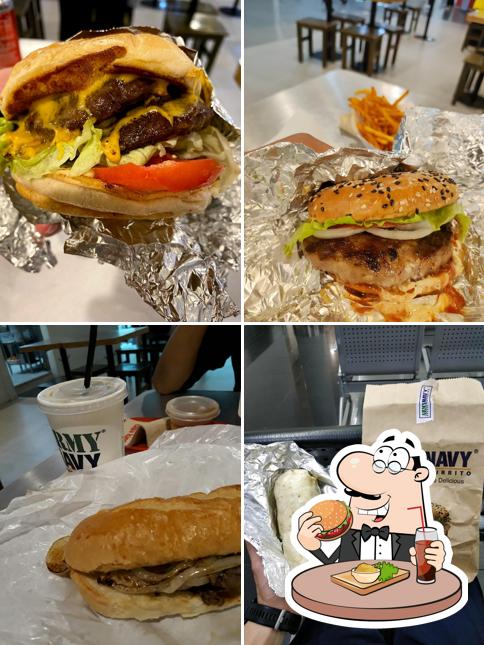 Get a burger at ArmyNavy Burger + Burrito