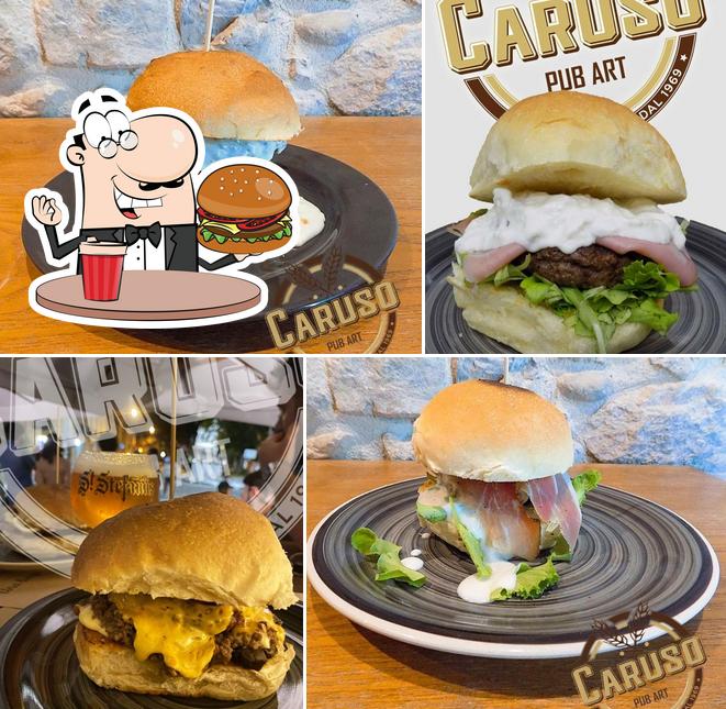 Gli hamburger di Pub Art Caruso potranno incontrare i gusti di molti