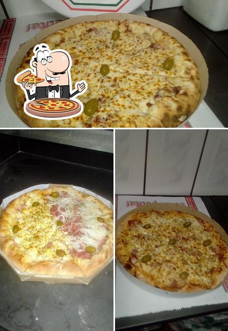 Consiga pizza no Pizzaria Bella Bruna