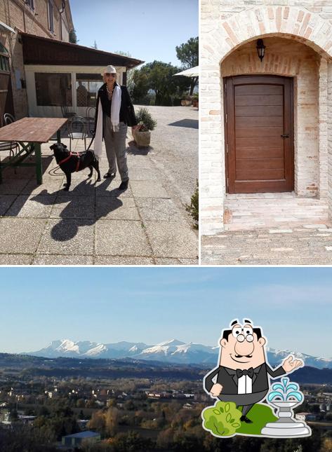 Gli esterni costituiscono una caratteristica importante di Agriturismo I Valeriani