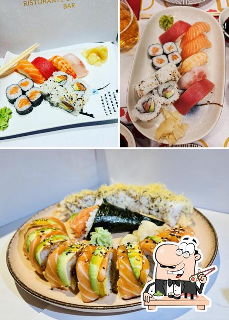Ordina le varie opzioni di sushi