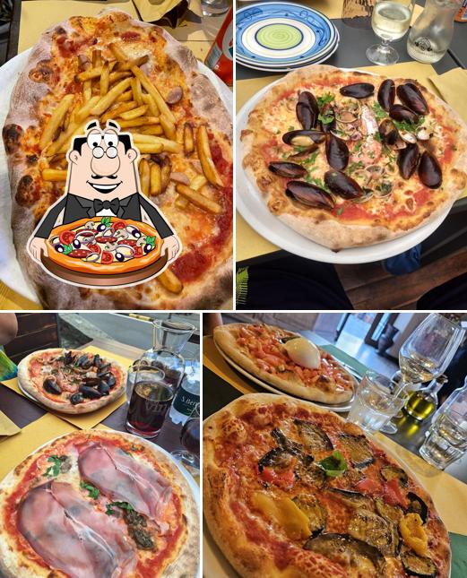 Scegli una pizza a Pizzeria La Fontanella