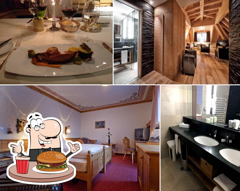 Prenditi un hamburger a Waldhotel Arosa