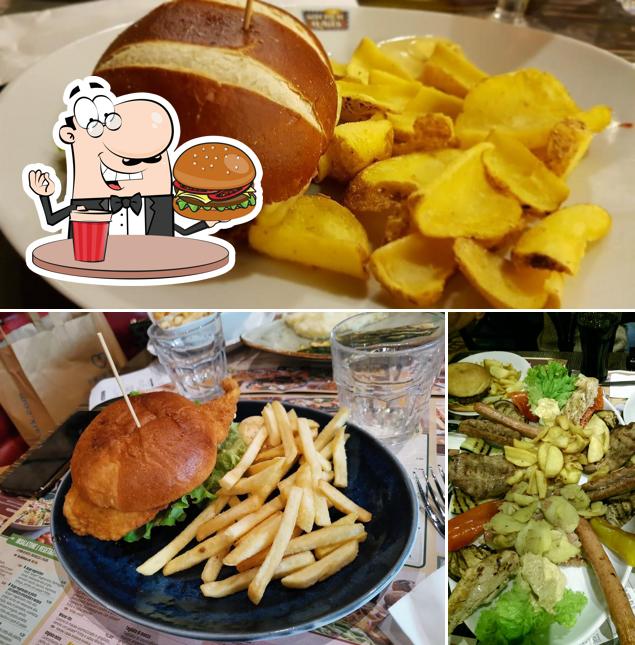 Prova un hamburger a Wiener Haus Roma Est