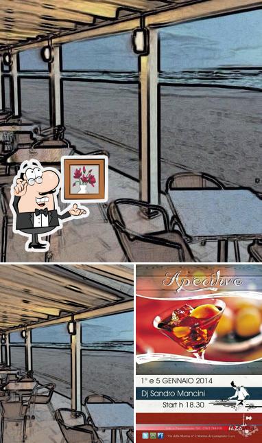 Gli interni di La Zattera Ristorante Bar