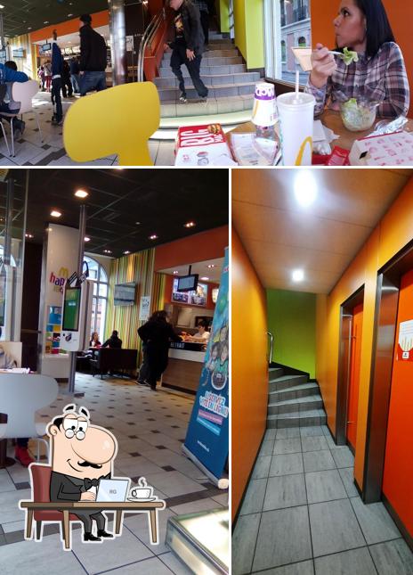 L'intérieur de McDonald’s