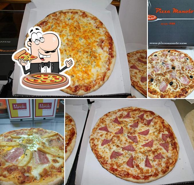 Закажите пиццу в "Pizza Manolo"