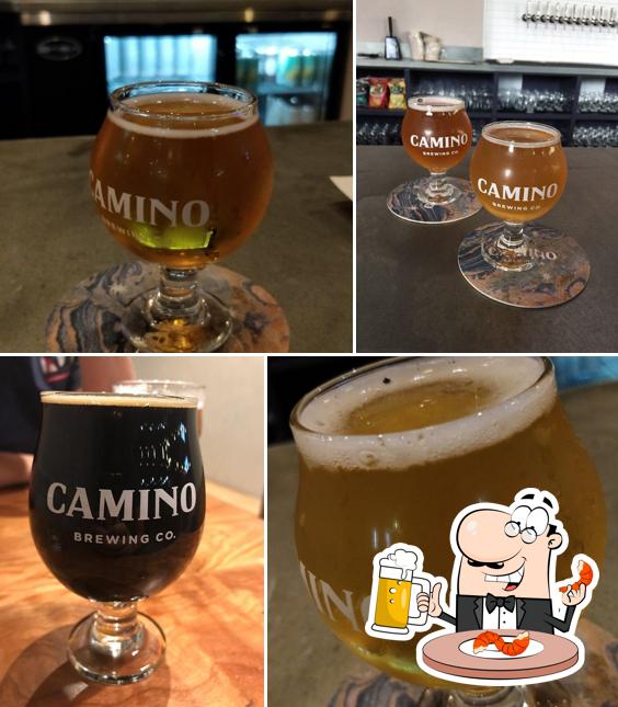 Camino Brewing Co. and Beer Garden te ofrece distintas cervezas