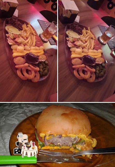 Comida em Los Guappos PUB'S Burger