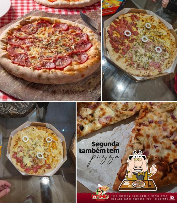 No Tchello Pizzaria, você pode pedir pizza