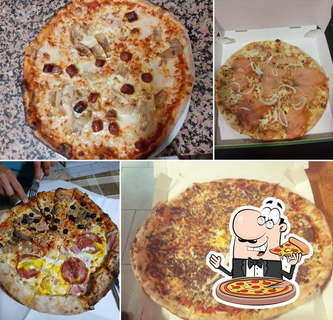 Choisissez des pizzas à Pizza Ambra