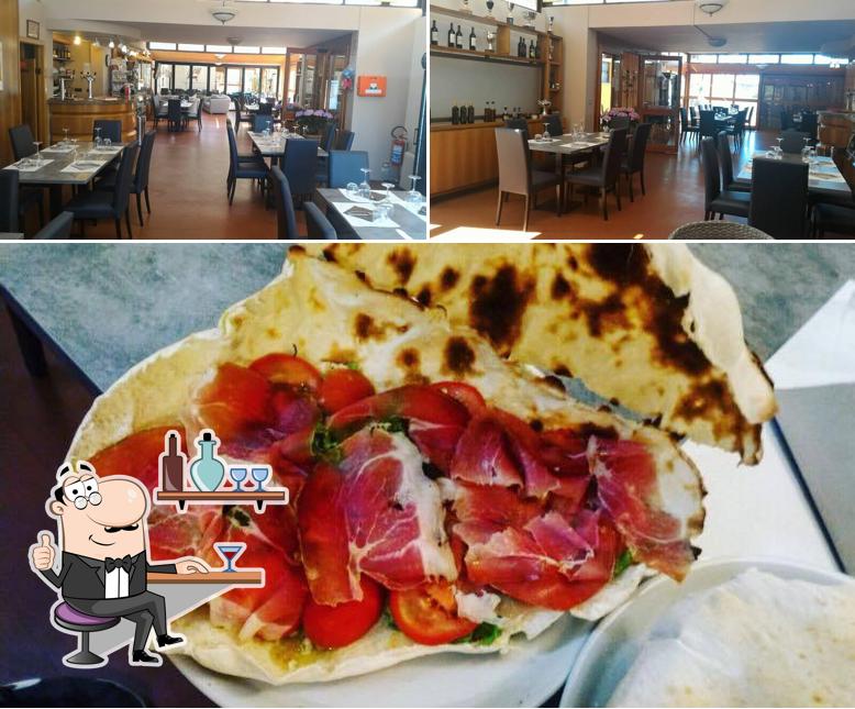 Mira las fotos donde puedes ver interior y comida en “La Campana” Ristorante-Pizzeria