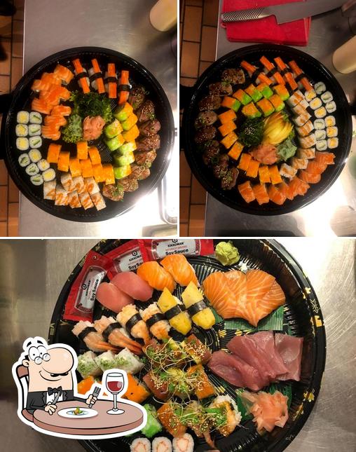 Comida en Snackushi: sushi, snacks en chinees
