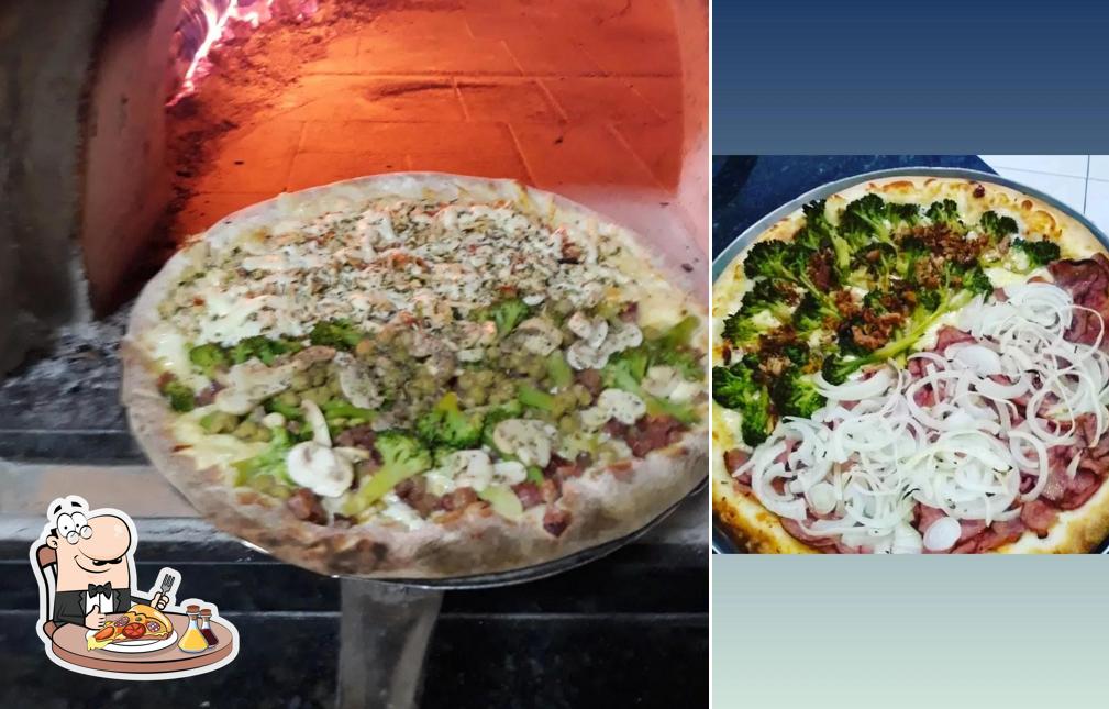 Consiga diferentes tipos de pizza