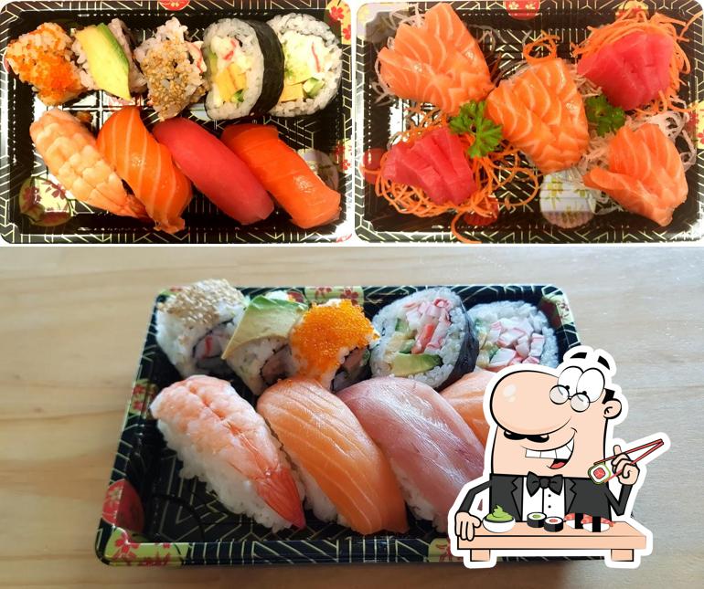 Sushi rolls are available at Sakura Sushi Vic