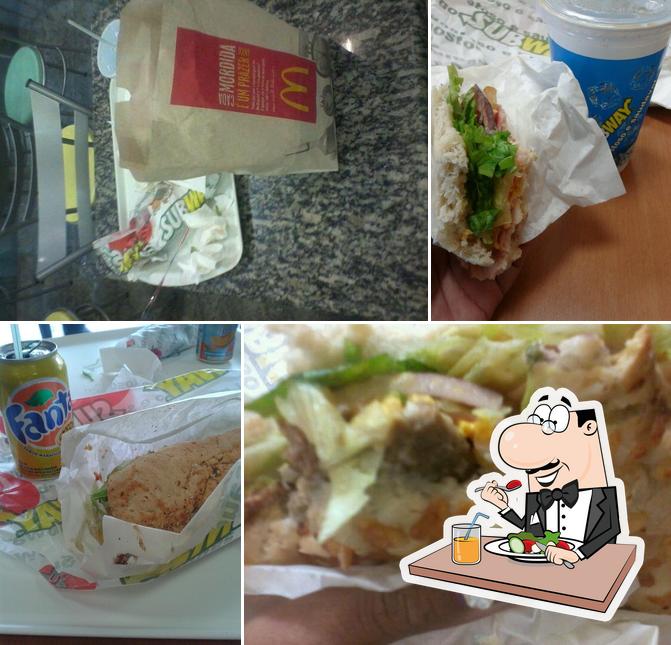 Comida em Subway