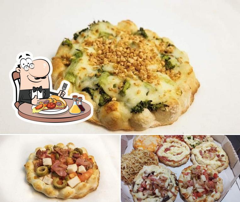 Escolha diferentes tipos de pizza