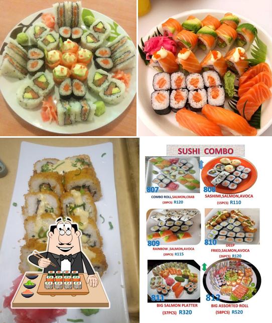 Order various sushi options