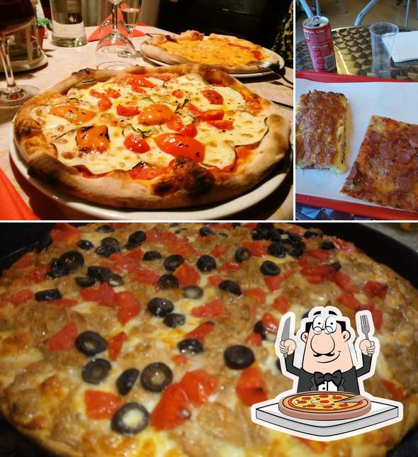 A La Tavernetta, puoi ordinare una bella pizza