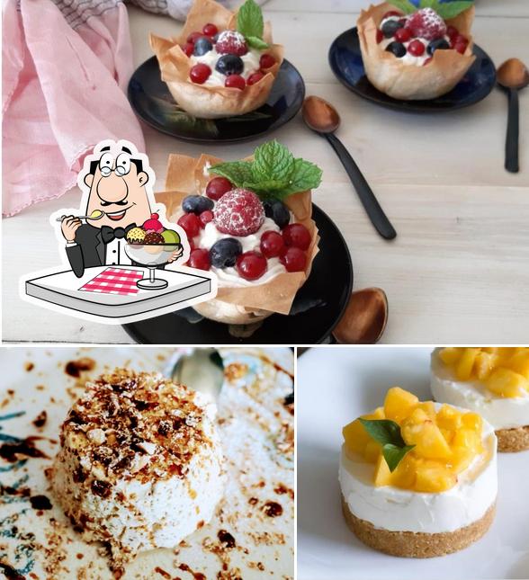 Bella Zia Street Food & Restaurant Home propose un nombre de desserts