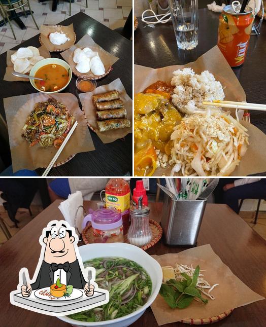 Еда в "Вьетнамское кафе"