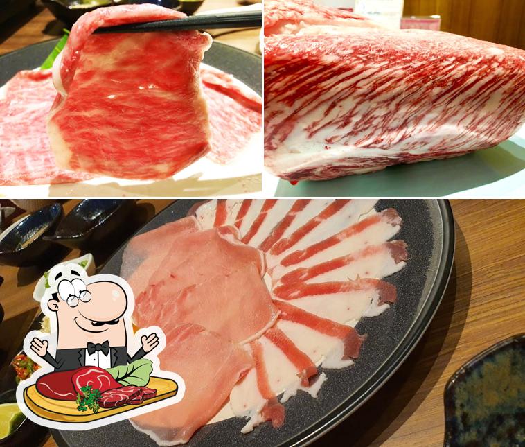Get meat meals at WAGYU Sukiyaki&shyabu Yuna2 Japanese Restaurant