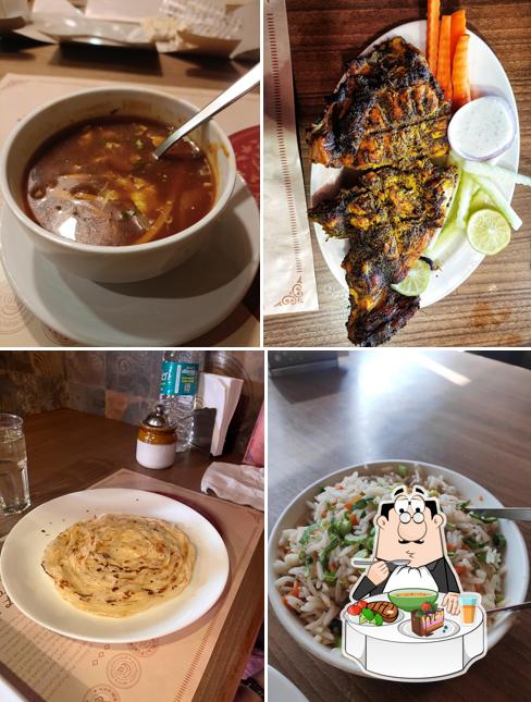 Hot and sour soup at Azad Restaurant at Over Bridge