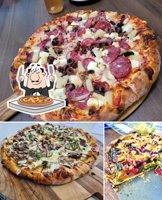 Try out pizza at Cafe Scrumptious