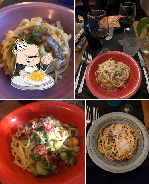 Spaghetti alla carbonara al Le Gole