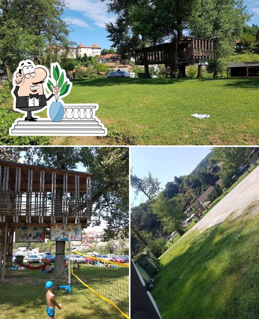 Goditi la vista dagli esterni di Loco Loka Bar