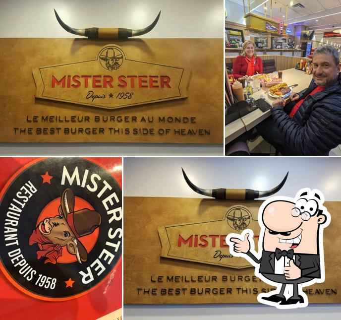 Look at this picture of Mister Steer - Dejeuner - Burgers Poutine Steak - Dessert - Delivery/Livraison