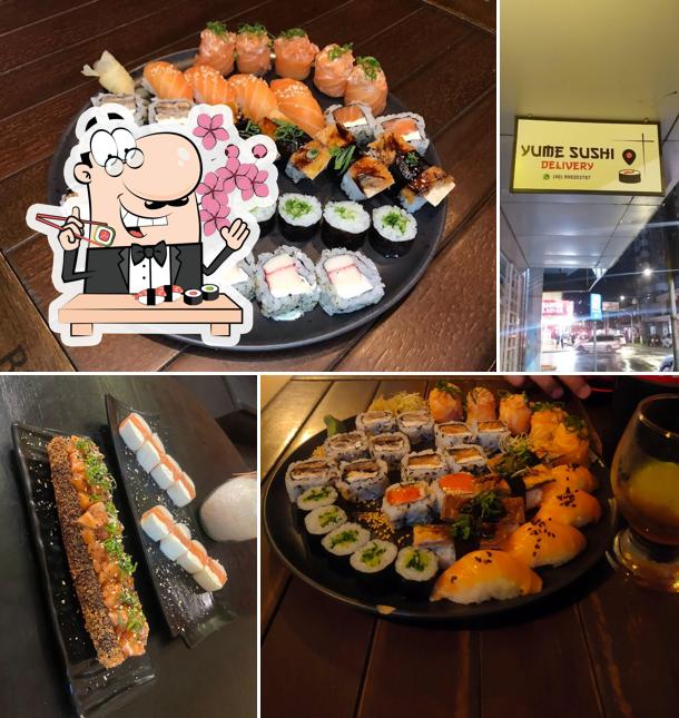 Presenteie-se com sushi no Yume Sushi Criciuma Delivery