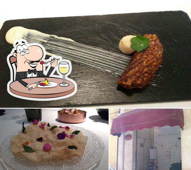 Mira las imágenes donde puedes ver comida y exterior en Restaurante Chiron
