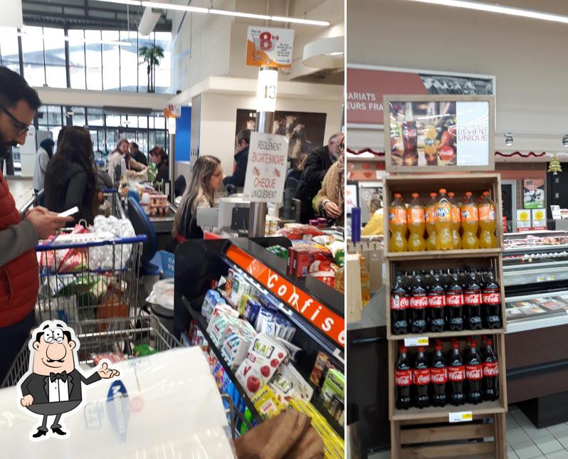 Installez-vous à l'une des tables de Intermarché HYPER Nimes