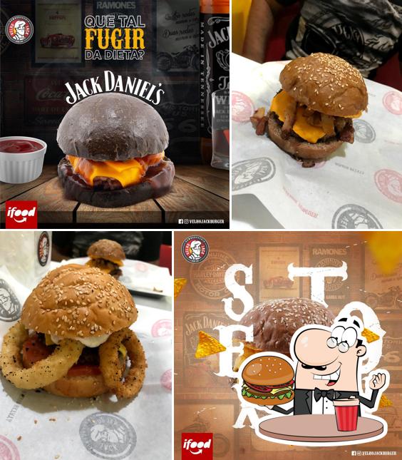 Os hambúrgueres do Velho Jack Hamburgueria irão satisfazer uma variedade de gostos