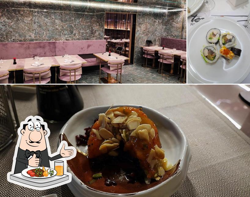 Questa è la foto che raffigura la cibo e interni di Sushi Wok