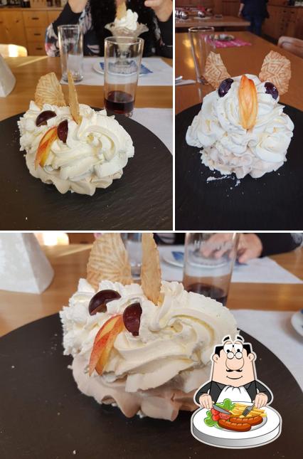 Banana split al Restaurant Alpenrose