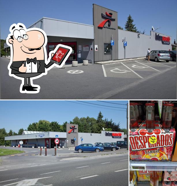 La photo de la extérieur et bière de Intermarché Orcq’s