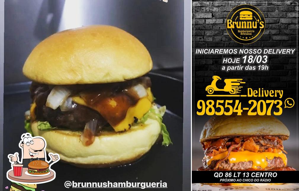 Os hambúrgueres do Brunnu's Hamburgueria irão saciar uma variedade de gostos