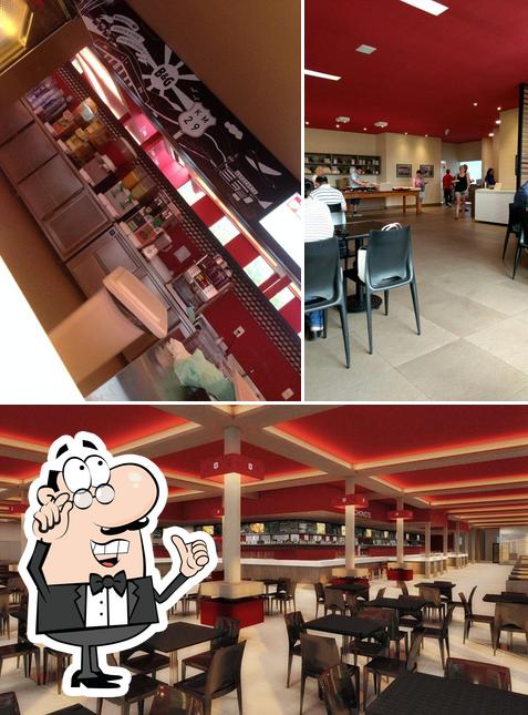 O interior do Bakery & Gourmet