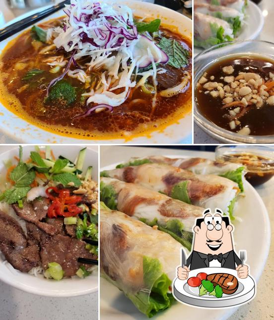 Pick meat meals at Pho Mi Viet Thai
