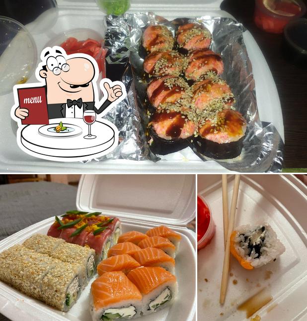 Еда в "Секаи суши"