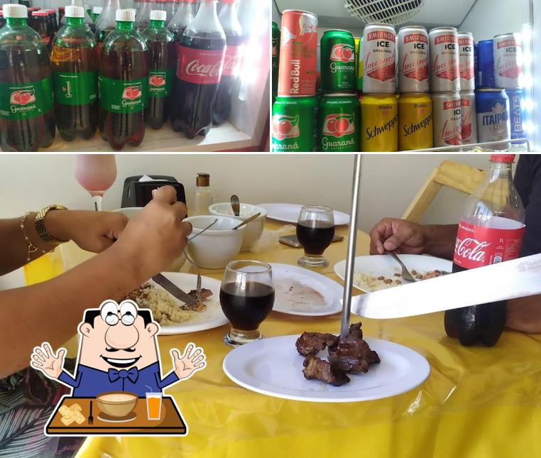 Comida em Carne na brasa