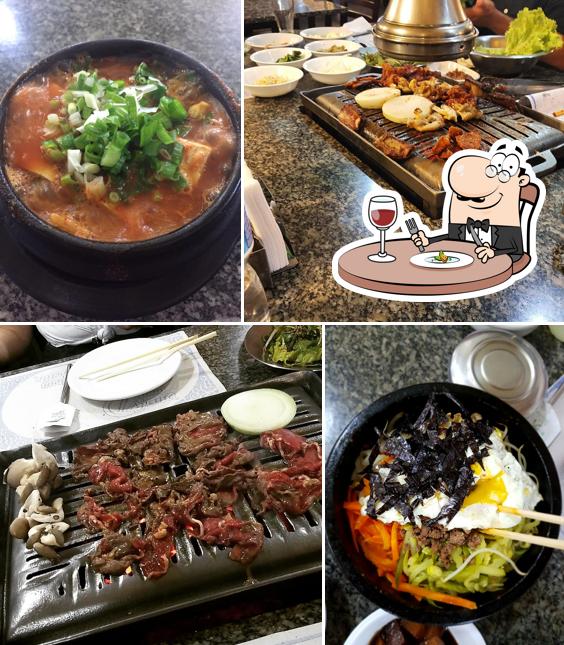 Comida em New Shin La Kwan 뉴 신라관